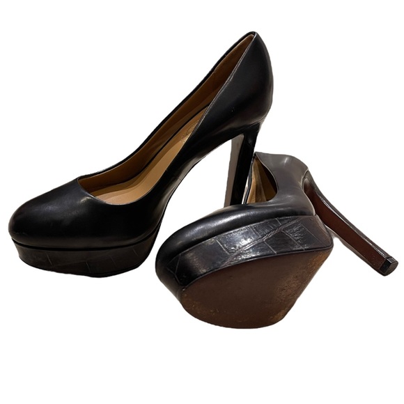 Elie Tahari Eleanor Platform Heels Size 7 (37.5 EU) - Picture 5 of 11